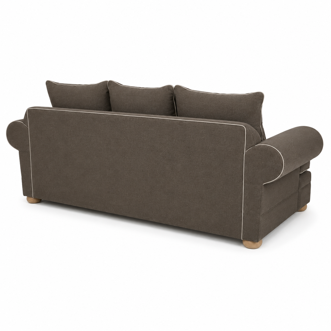 Canapé Berkley - 2 places - Marron - Modular Country Style Canapé - 230x98x80cm