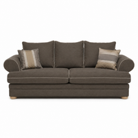 Canapé Berkley - 2 places - Marron - Modular Country Style Canapé - 230x98x80cm