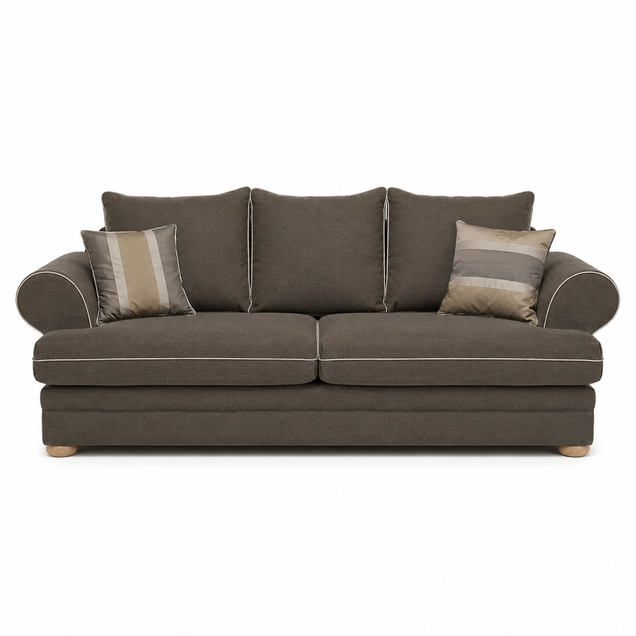 Canapé Berkley - 2 places - Marron - Modular Country Style Canapé - 230x98x80cm