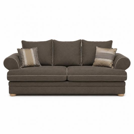 Sofa Berkley - 2 Sitzer - Braun - Modular Country Style Sofa - 230x98x80cm