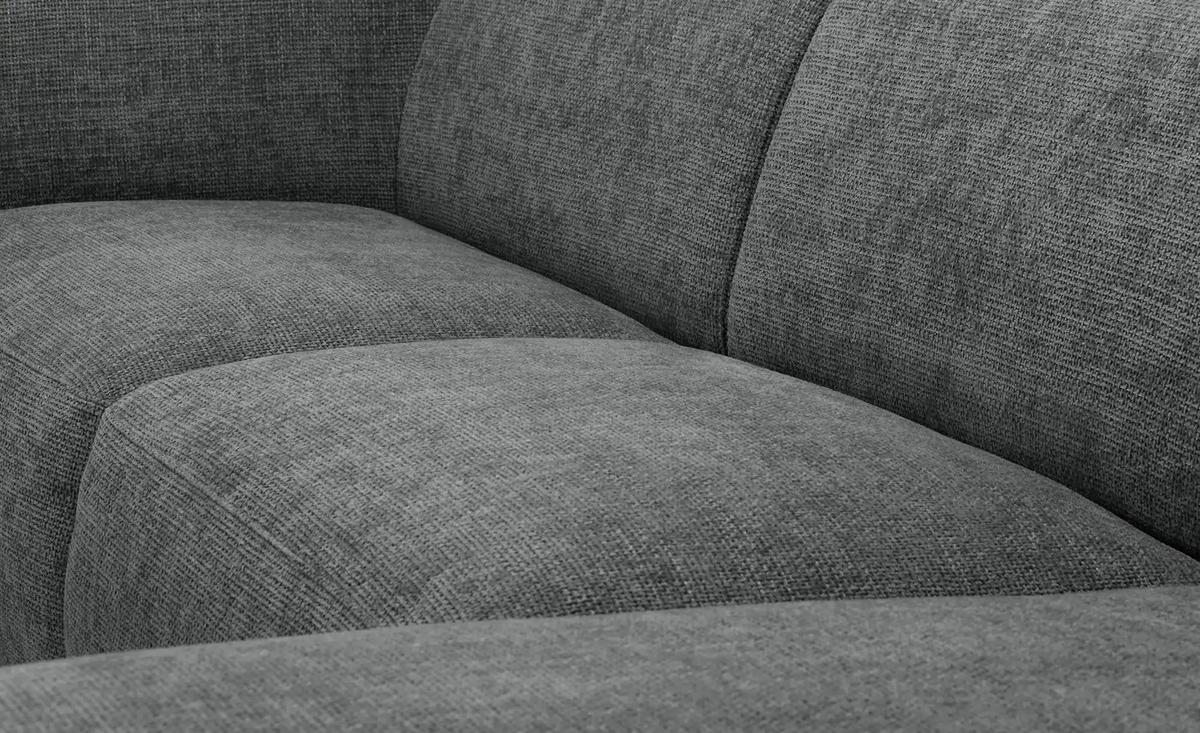 Sofa Cavallo - Black Fabric Corner Sofa 280×152cm | Marcottestyle