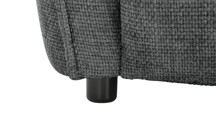 Sofa Cavallo - Black Fabric Corner Sofa 280×152cm | Marcottestyle