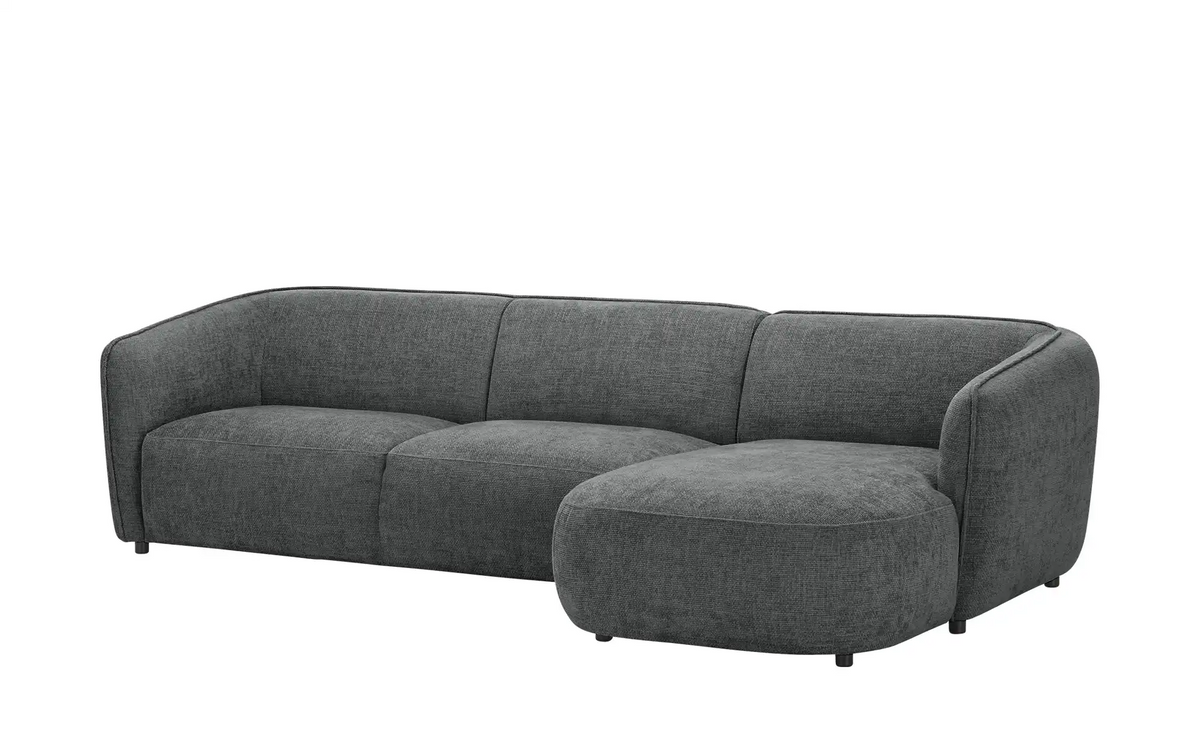 Sofa Cavallo - Black Fabric Corner Sofa 280×152cm | Marcottestyle