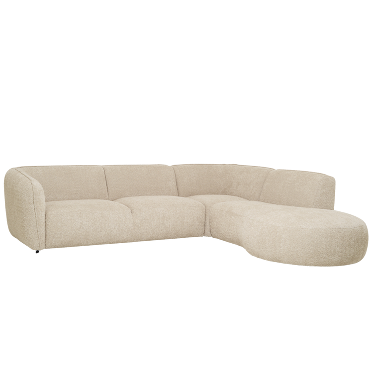 Sofa Elora – Anthology Beige Modern Curved Corner Sofa 273×250 cm | Marcottestyle
