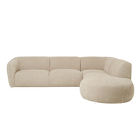 Canapé Elora – Anthology Beige Modern Curved Canapé d'angle 273×250 cm