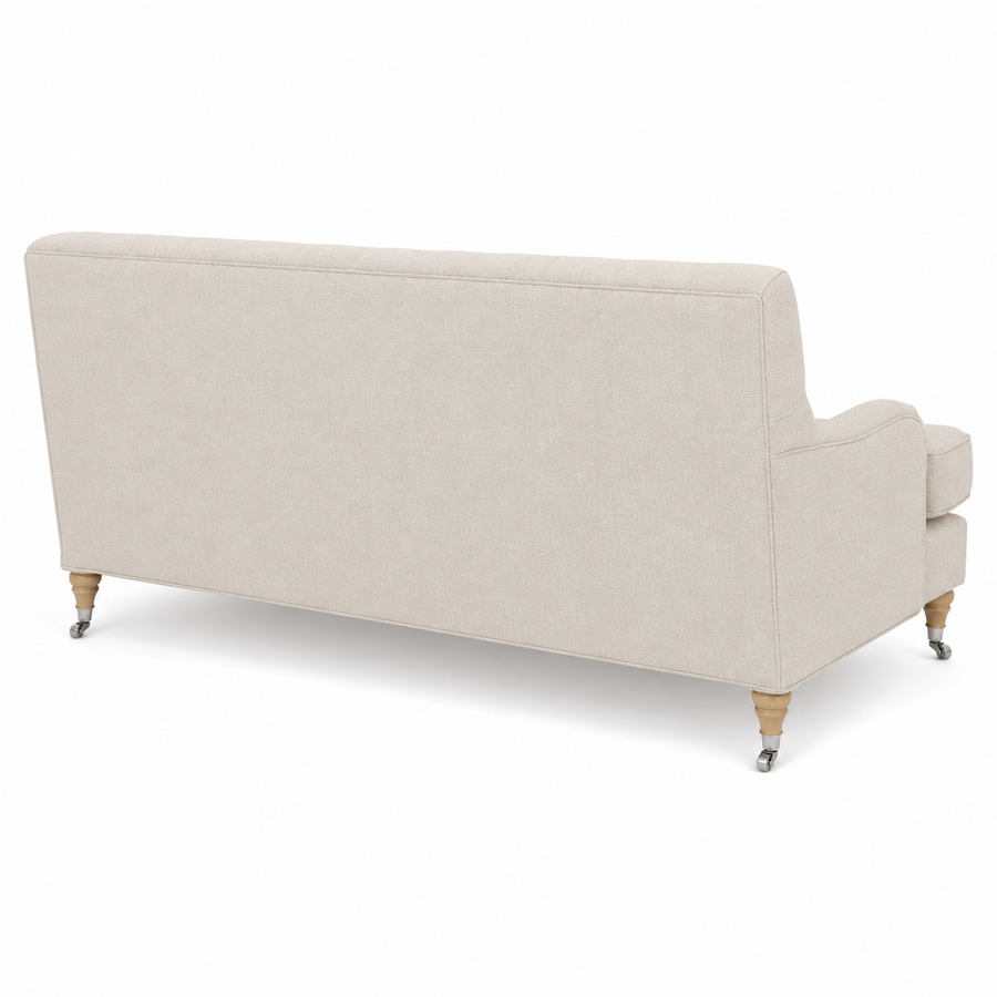 Sofa Henry - Braun - 195 x 92 x 87 cm - Country Style - Customizable
