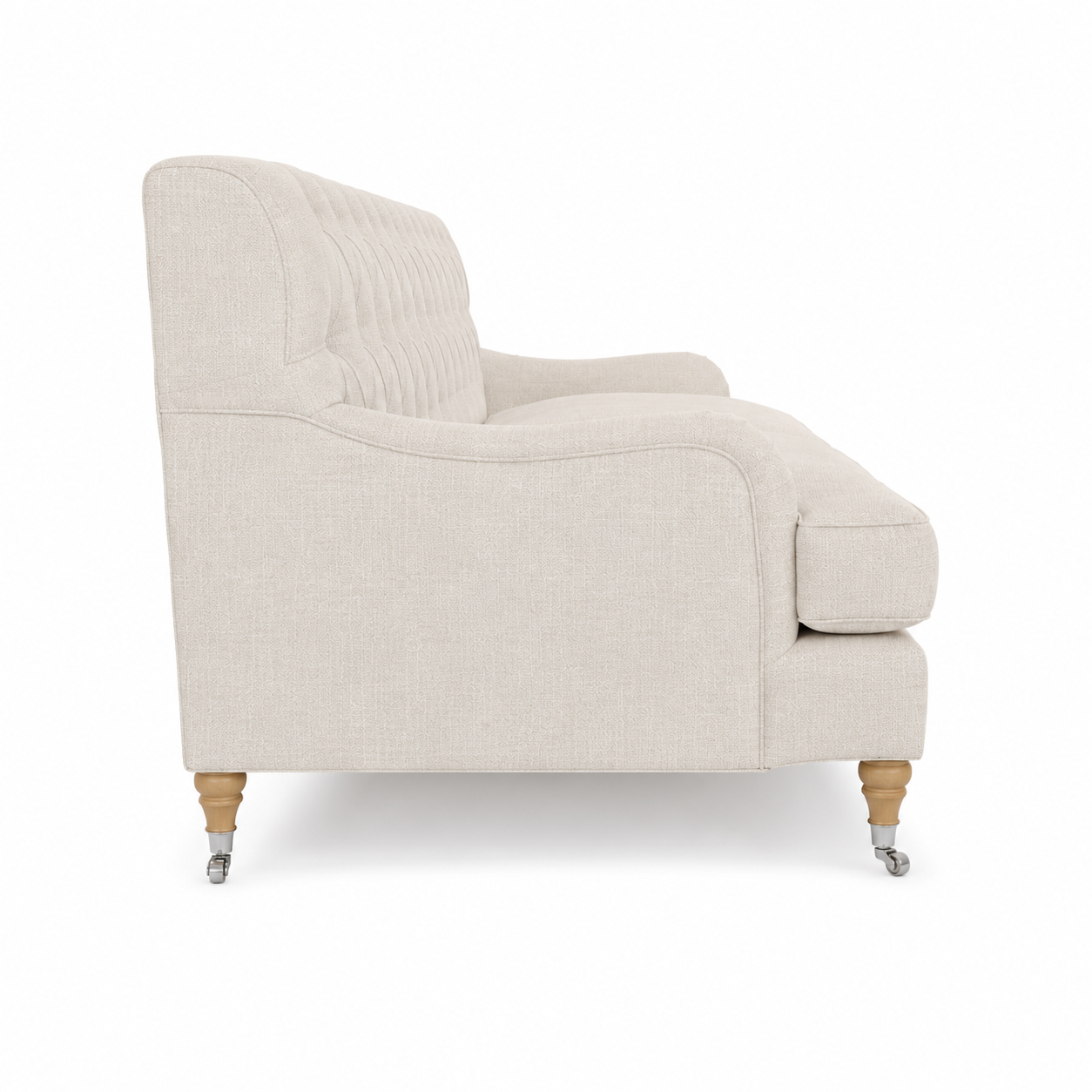 Sofa Henry - Braun - 195 x 92 x 87 cm - Country Style - Customizable