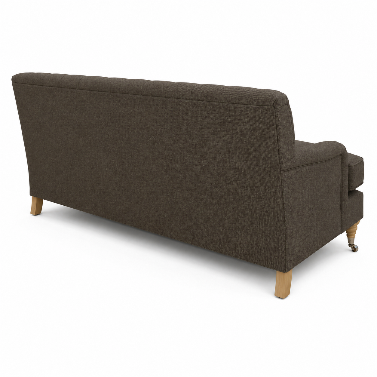 Bank Henry - Bruin - 195 x 92 x 87 cm - Landelijke stijl - Aanpasbaar