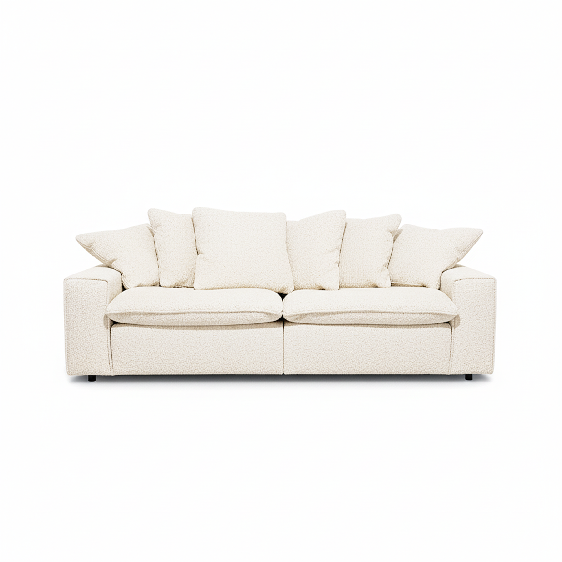 Canapé Linoa - Crème Beige - 2,5 Seater