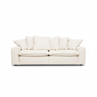 Canapé Linoa - Crème Beige - 2,5 Seater