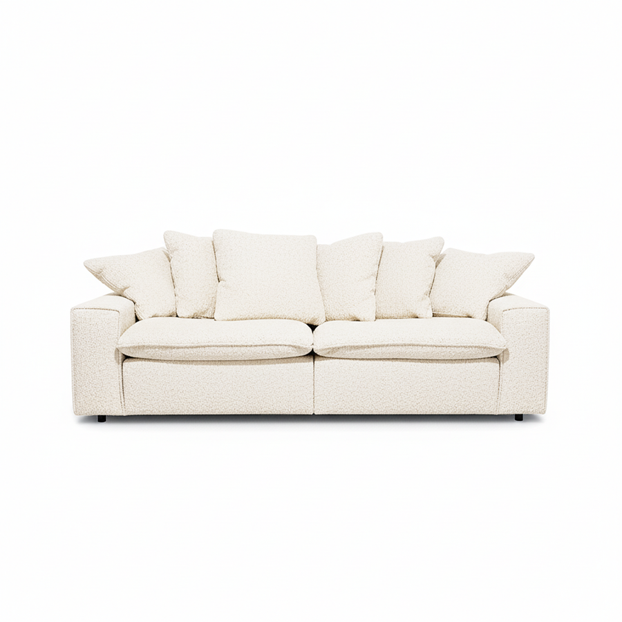 Canapé Linoa - Crème Beige - 2,5 Seater