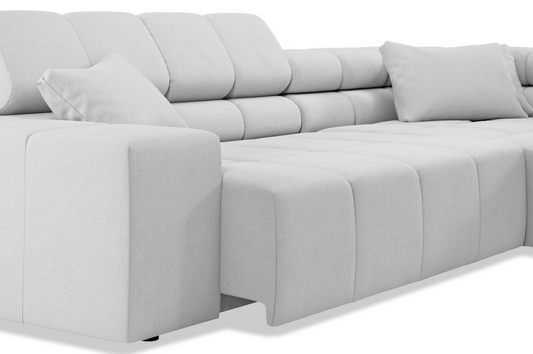 Sofa Ovionne Matric - Steel - Lounge 319x215cm | Marcottestyle