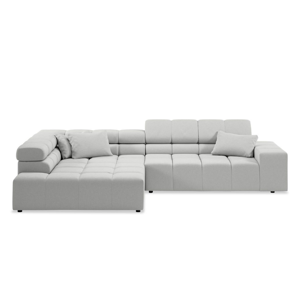 Sofa Ovionne Matric - Steel - Lounge 319x215cm | Marcottestyle