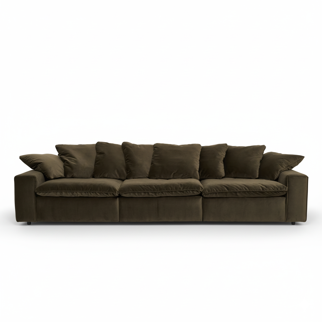 Sofa Linoa - Dark Olive - 5 Sitzer | Marcottestyle