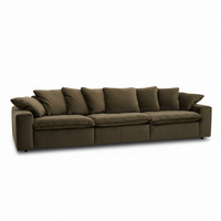 Sofa Linoa - Dark Olive - 5 Sitzer | Marcottestyle
