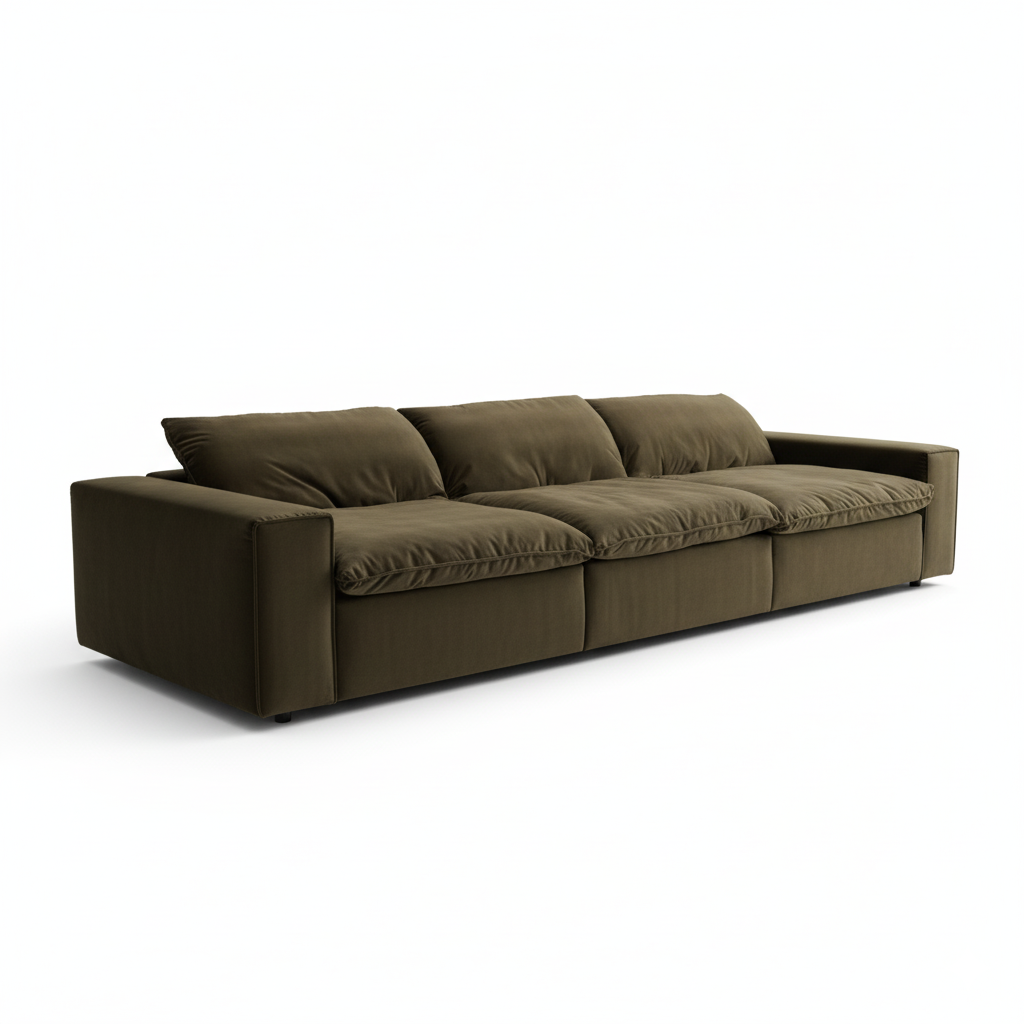Sofa Linoa - Dark Olive - 5 Sitzer | Marcottestyle