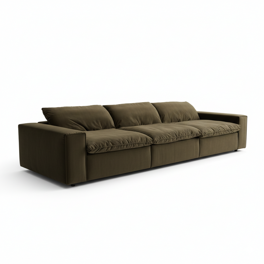 Sofa Linoa - Dark Olive - 5 Sitzer | Marcottestyle
