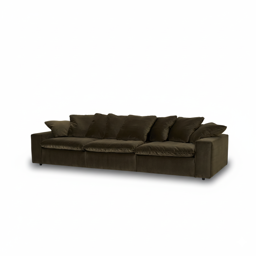 Sofa Linoa - Dark Olive - 5 Sitzer | Marcottestyle