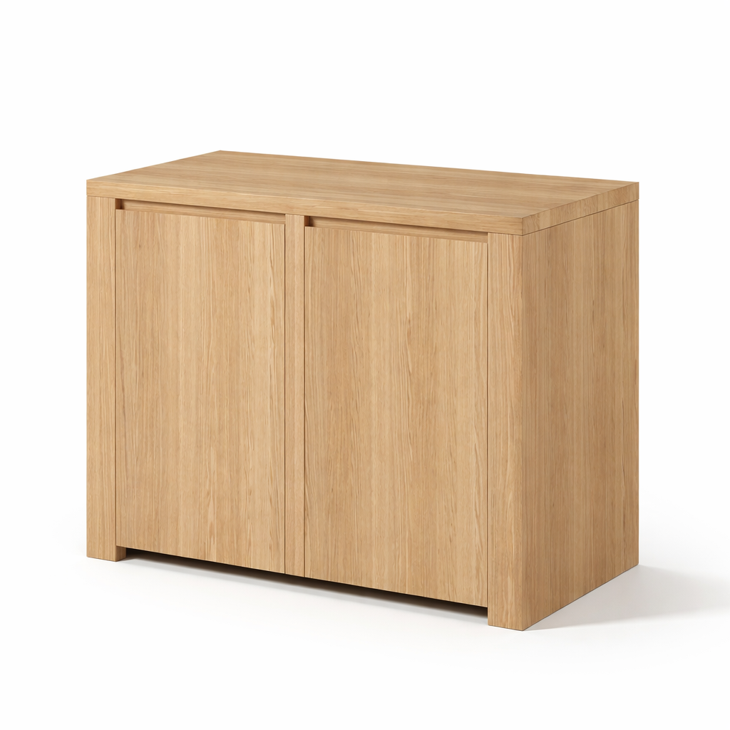 Cabinet Augusta - Solid Oak - 200×40×80 cm