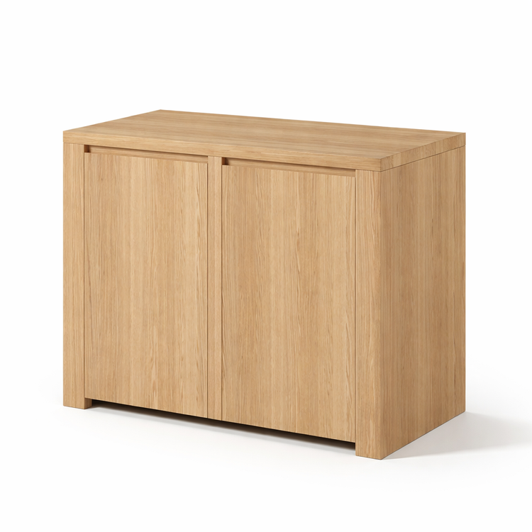 Cabinet Augusta - Solid Oak - 200×40×80 cm