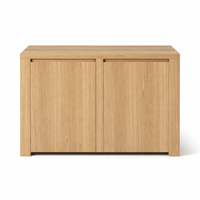 Solid Oak Bookcase Augusta - 80x40x200cm