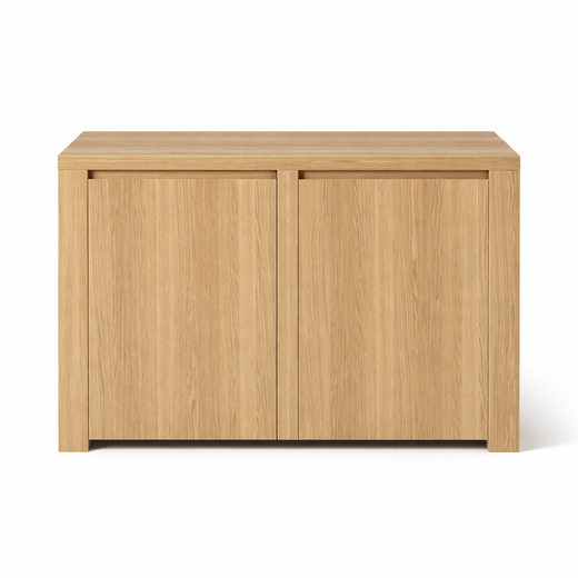 Augusta solid oak bookcase, country style