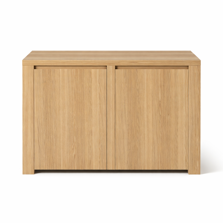 Augusta solid oak bookcase, country style