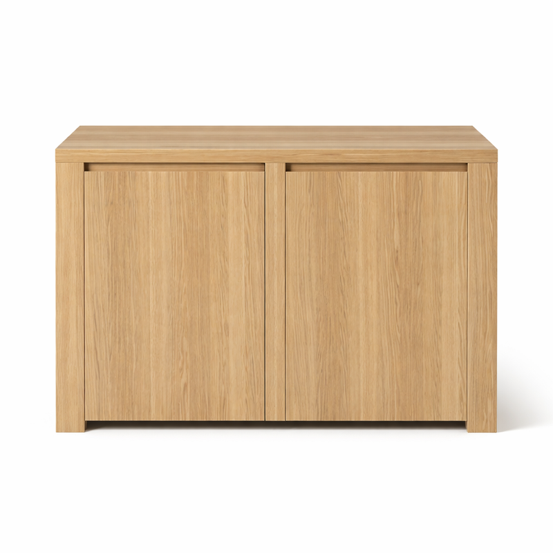 Augusta solid oak bookcase, country style