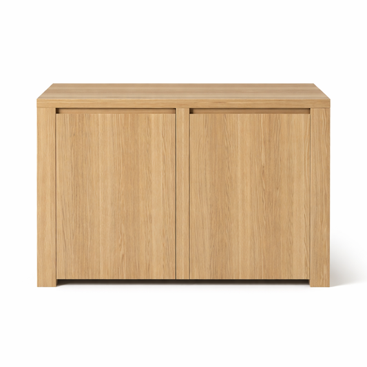 Augusta solid oak bookcase, country style
