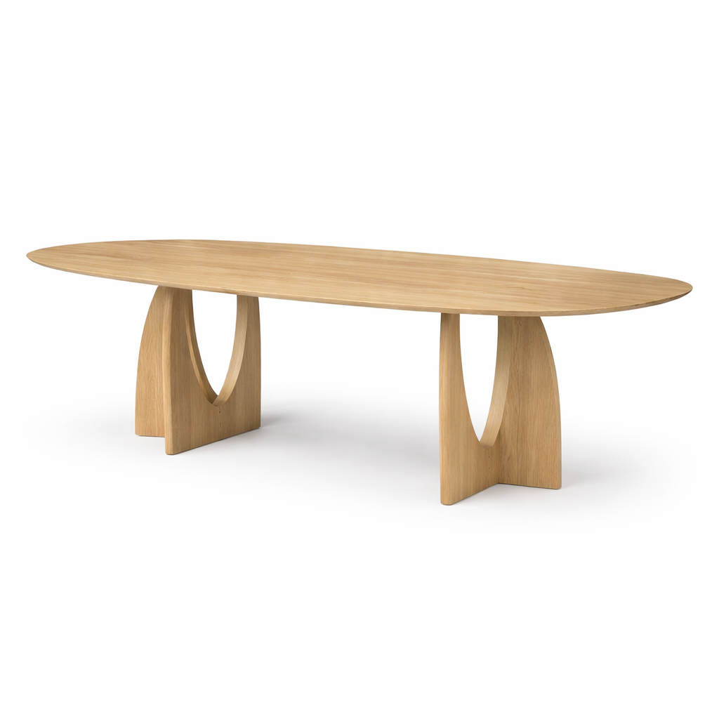 Alder Massiv Eiche Esstisch - 240x115x77cm