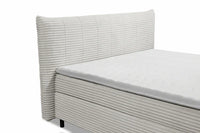 Boxspring Pasena - Silber | Includes Base and Topper
