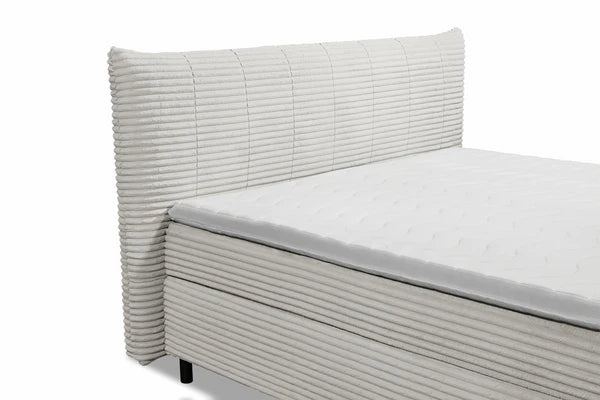 Boxspring Pasena - Silver | Includes Base and Topper | Marcottestyle