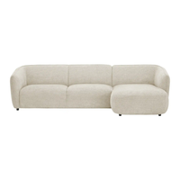 Sofa Cavallo - Beige Fabric Corner Sofa 280×152cm