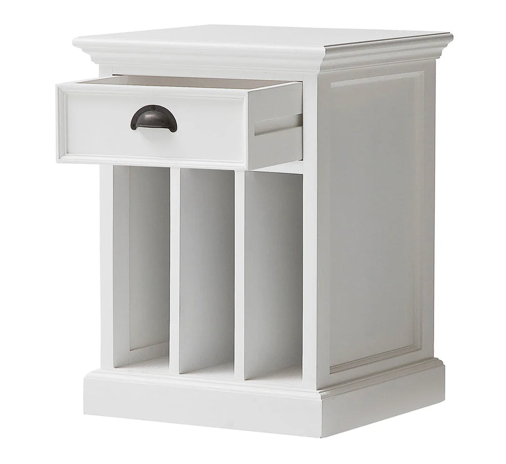 Halifax Side Table - Blanc | Marcottestyle