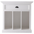 Halifax Grand Table de chevet avec Dividers - Classique Blanc