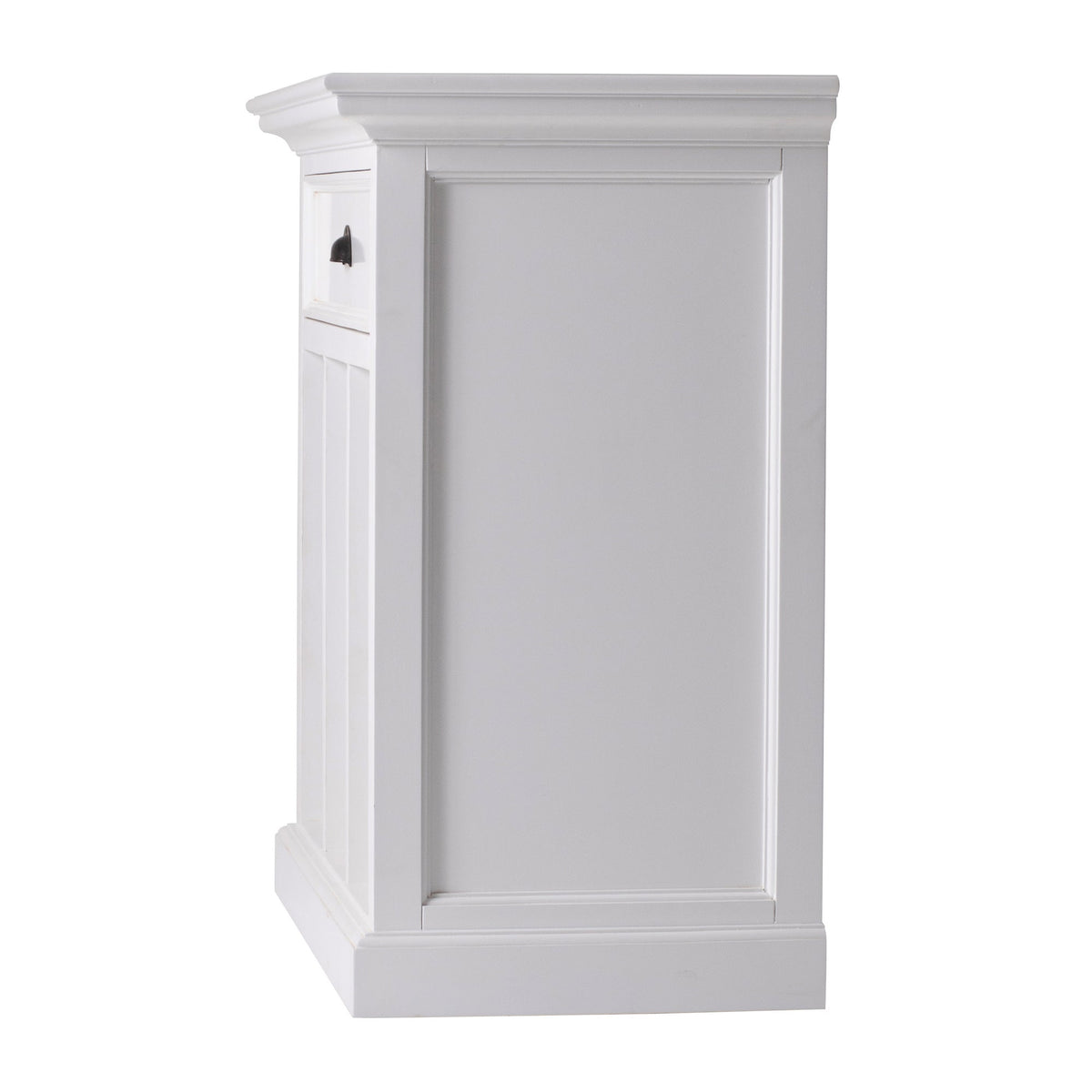 Halifax Grand Bedside Table with Dividers - Classic Blanc - Photo lifestyle | Marcottestyle