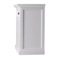 Halifax Grande Table de chevet avec séparateurs - Classic White - Lifestyle View | Marcottestyle