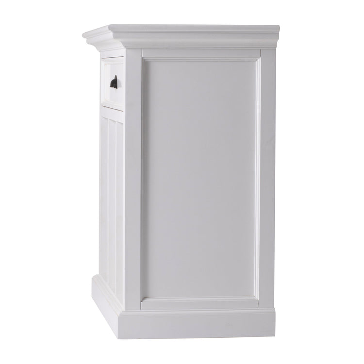Halifax Grand Bedside Table with Dividers - Classic Blanc - Photo lifestyle | Marcottestyle