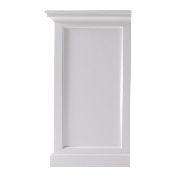 Halifax Grand Bedside Table with Dividers - Classic Blanc - Photo lifestyle | Marcottestyle