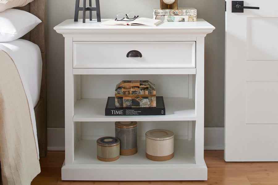 Table de chevet avec étagères - Lifestyle View | Marcottestyle