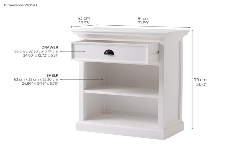 Bedside Table with shelves - Photo lifestyle | Marcottestyle