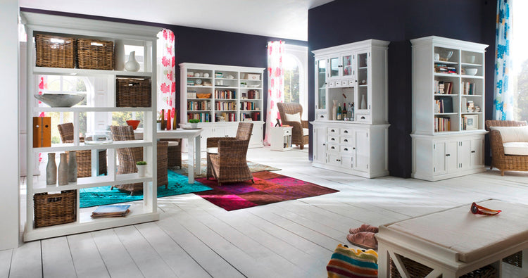 Halifax Extension Dining Table - Blanc - lifestyle | Marcottestyle
