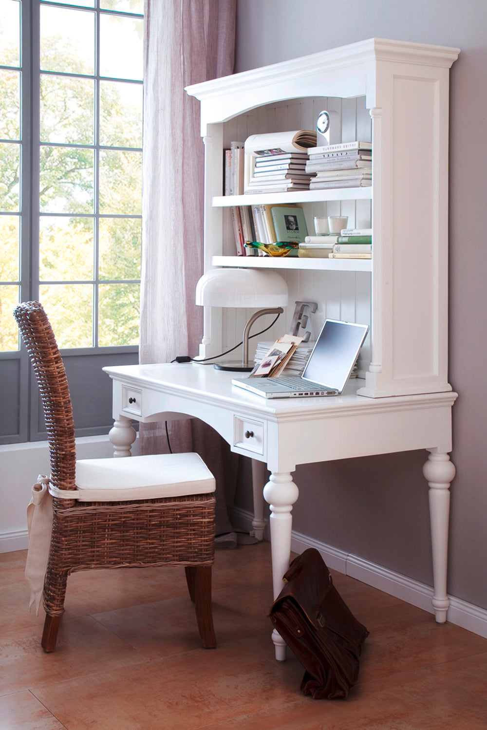Provence Secretary Desk - Weiß - lifestyle | Marcottestyle