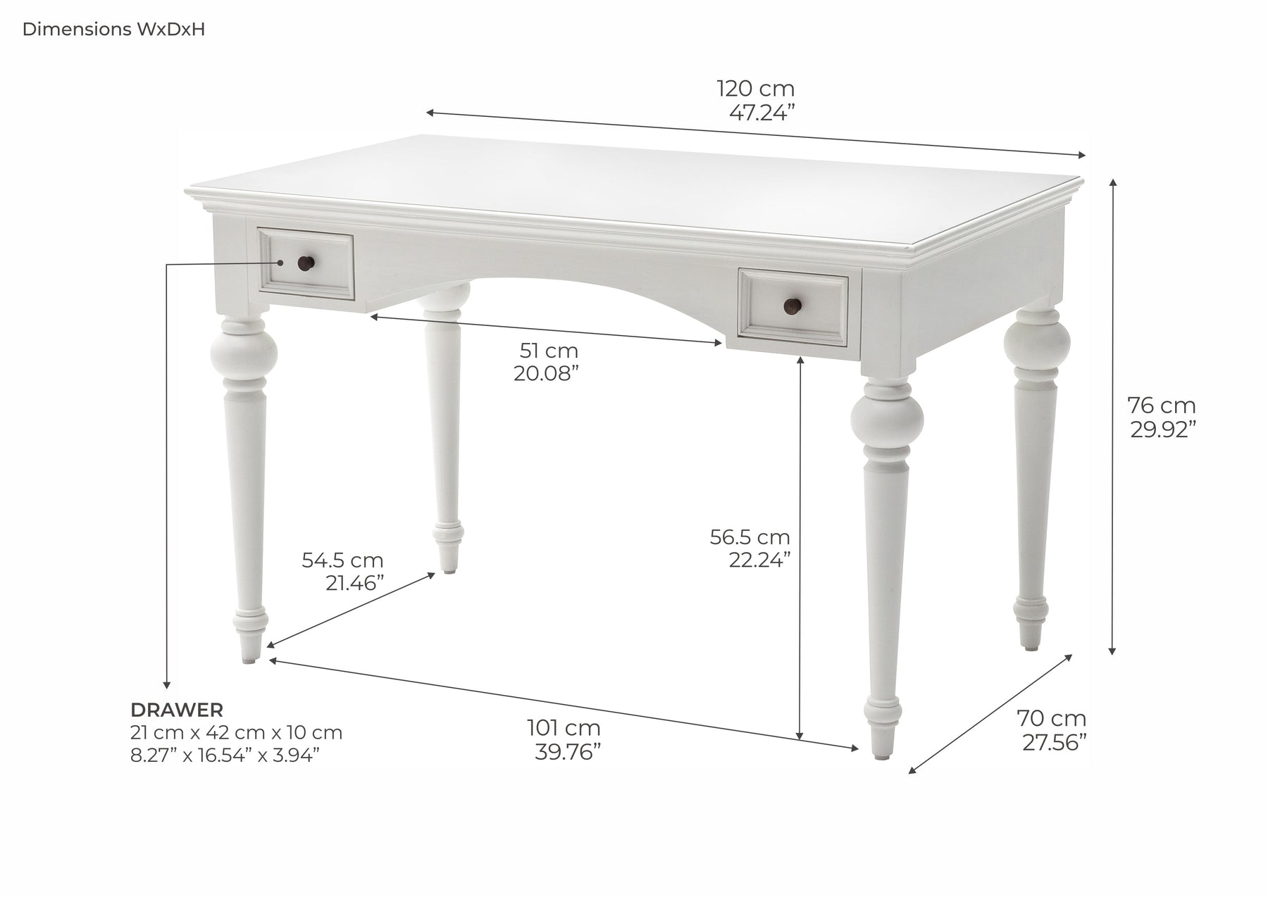 Provence Writing Desk | Marcottestyle