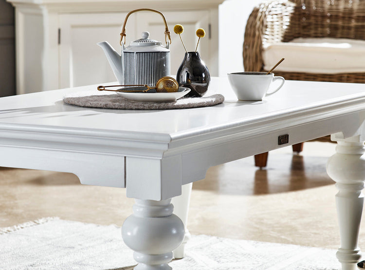 Provence Rectangle Coffee Table - Weiß - lifestyle | Marcottestyle
