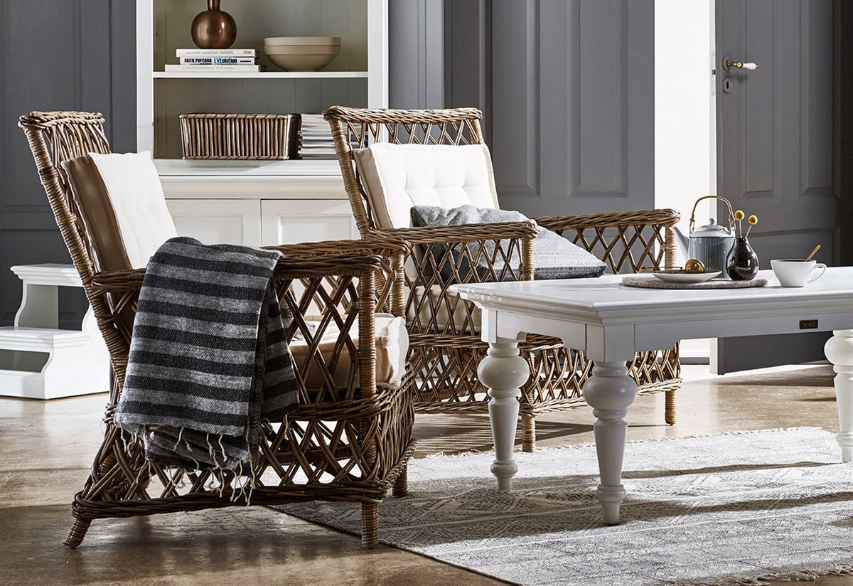 Provence Rectangle Coffee Table - Weiß - lifestyle | Marcottestyle