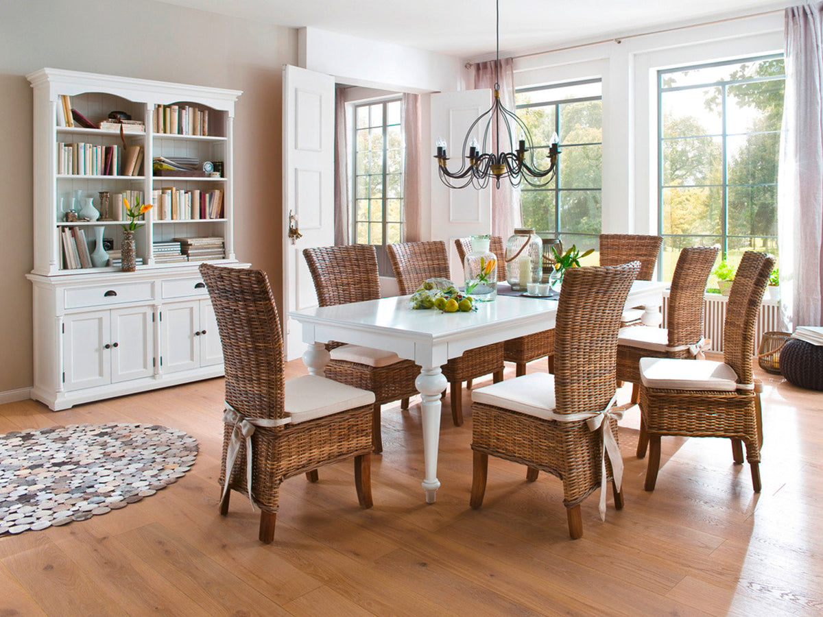 Provence Dining Table 240cm - White – lifestyle | Marcottestyle