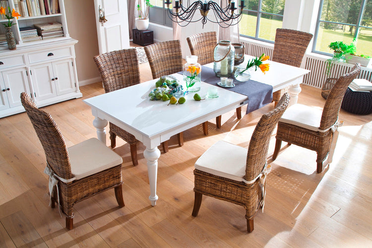 Provence Dining Table 240cm - White – lifestyle | Marcottestyle
