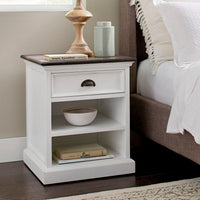 Bedside Table with Shelves