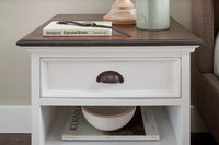 Bedside Table with Shelves